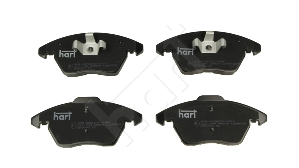 HART 222 294 - Тормозные колодки 