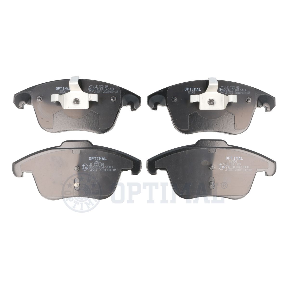 OPTIMAL BP-12506 - Тормозные колодки 