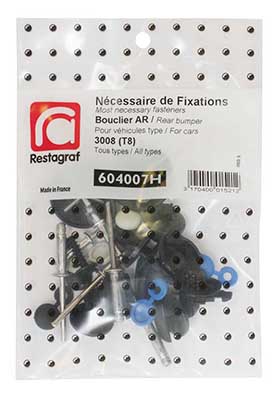 Комплект клипс кузова