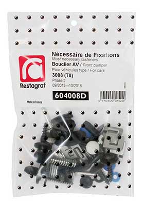 Комплект клипс кузова