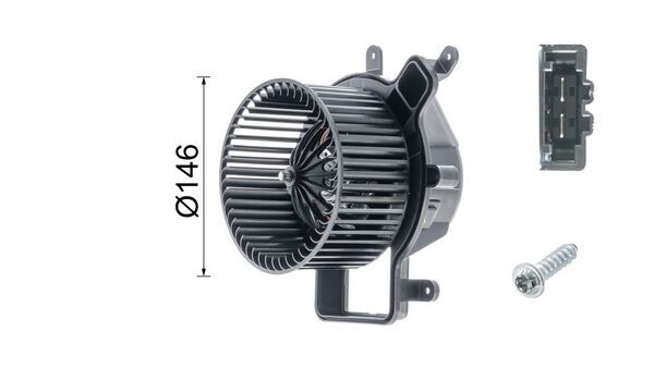 MAHLE AB 137 000P - Моторчик печки