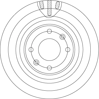 TRW DF4363 - Тормозные диски