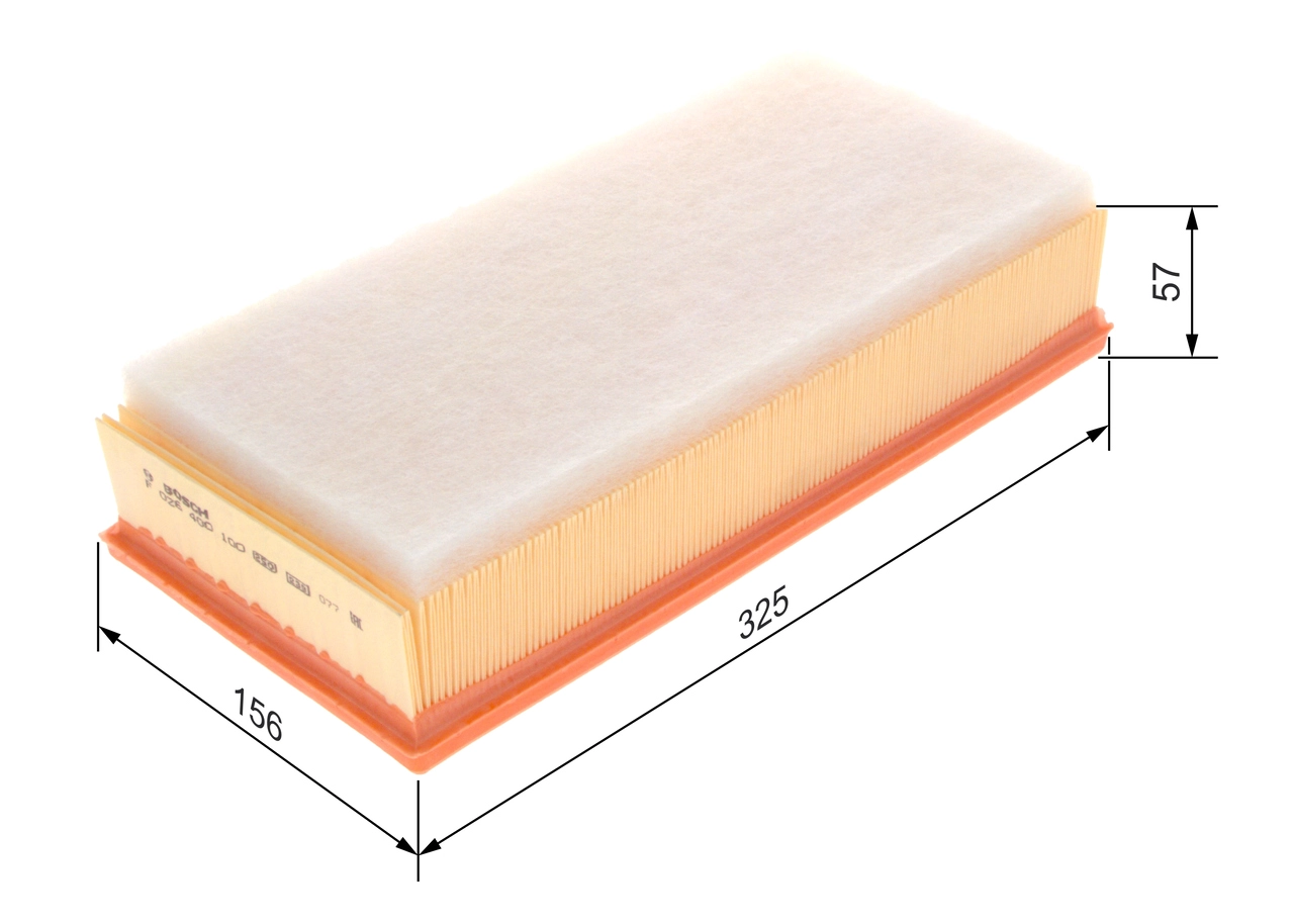 BOSCH F 026 400 100 - Воздушный фильтр