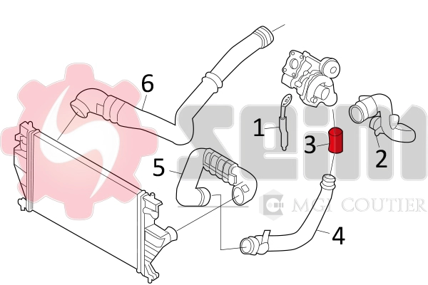 SEIM 981143 - Патрубок турбины