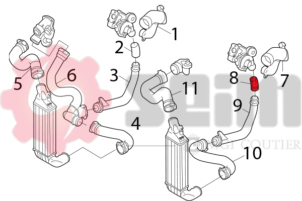 SEIM 981143 - Патрубок турбины