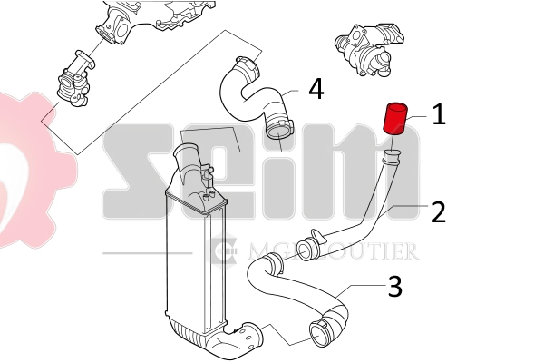 SEIM 981143 - Патрубок турбины
