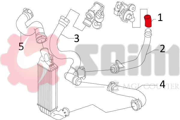 SEIM 981143 - Патрубок турбины