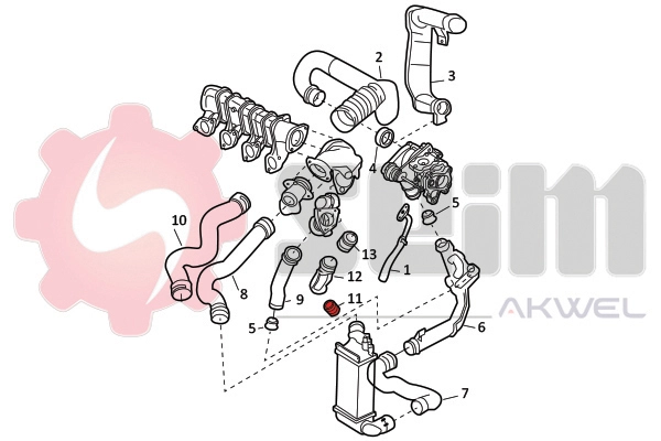 SEIM 982122 - Патрубок турбины