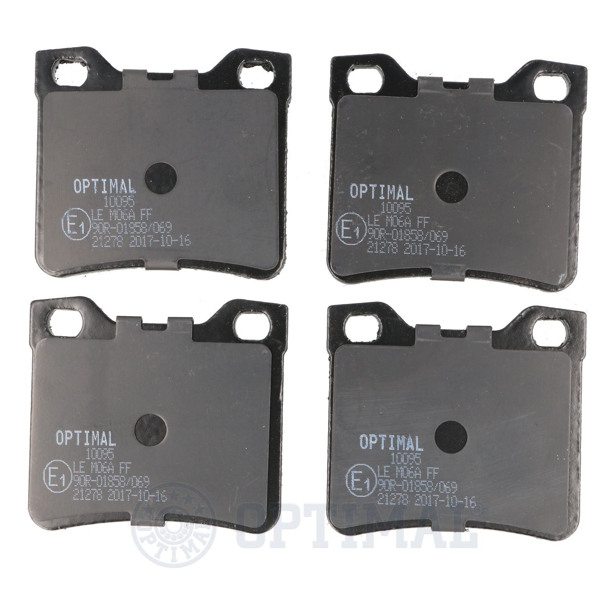 OPTIMAL BP-10095 - Тормозные колодки 
