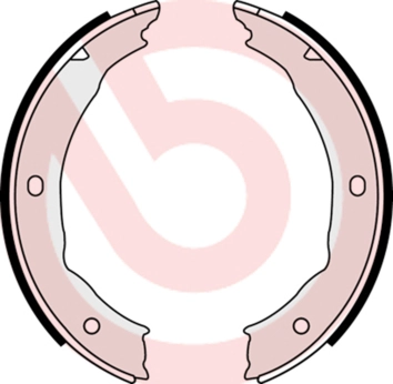 BREMBO S 61 540 - Комплект тормозных колодок, стояночная тормозная система ESSENTIAL LINE