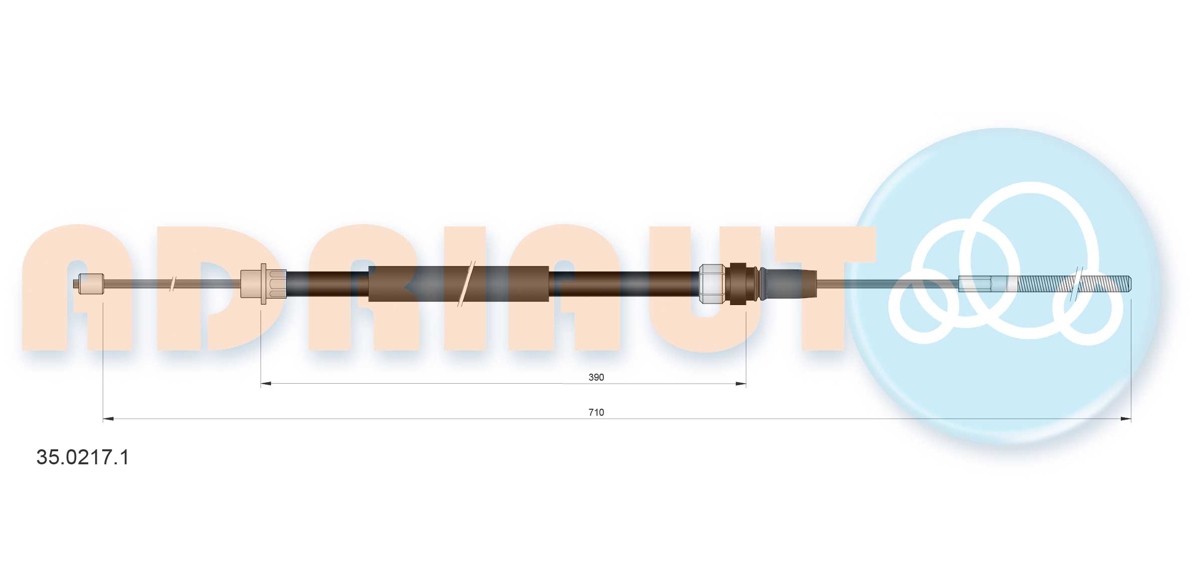 Трос ручника