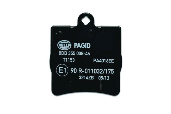 HELLA 8DB 355 008-461 - Тормозные колодки 