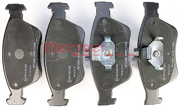 METZGER 1170065 - Тормозные колодки 