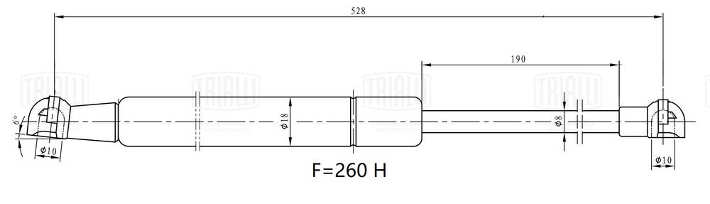 Амортизатор капота