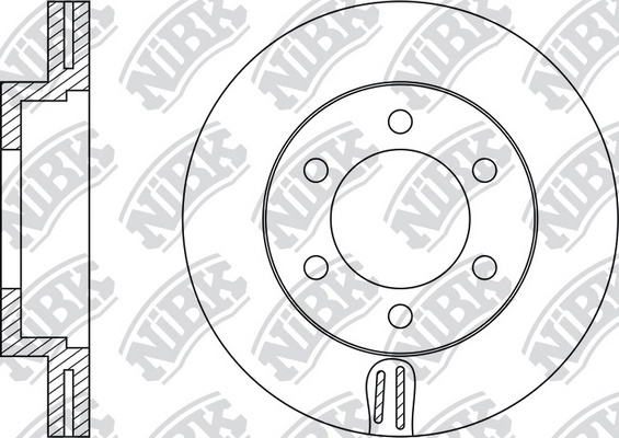 NIBK RN1435 - Тормозные диски
