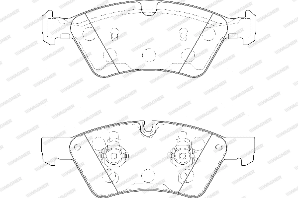 WAGNER WBP23922A - Тормозные колодки 