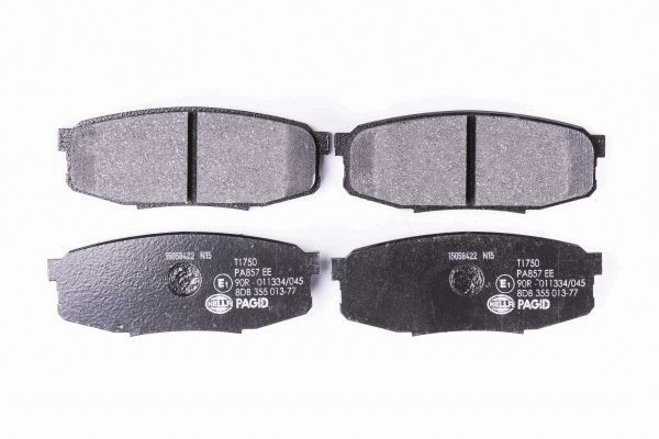 HELLA PAGID 8DB 355 013-771 - Тормозные колодки 