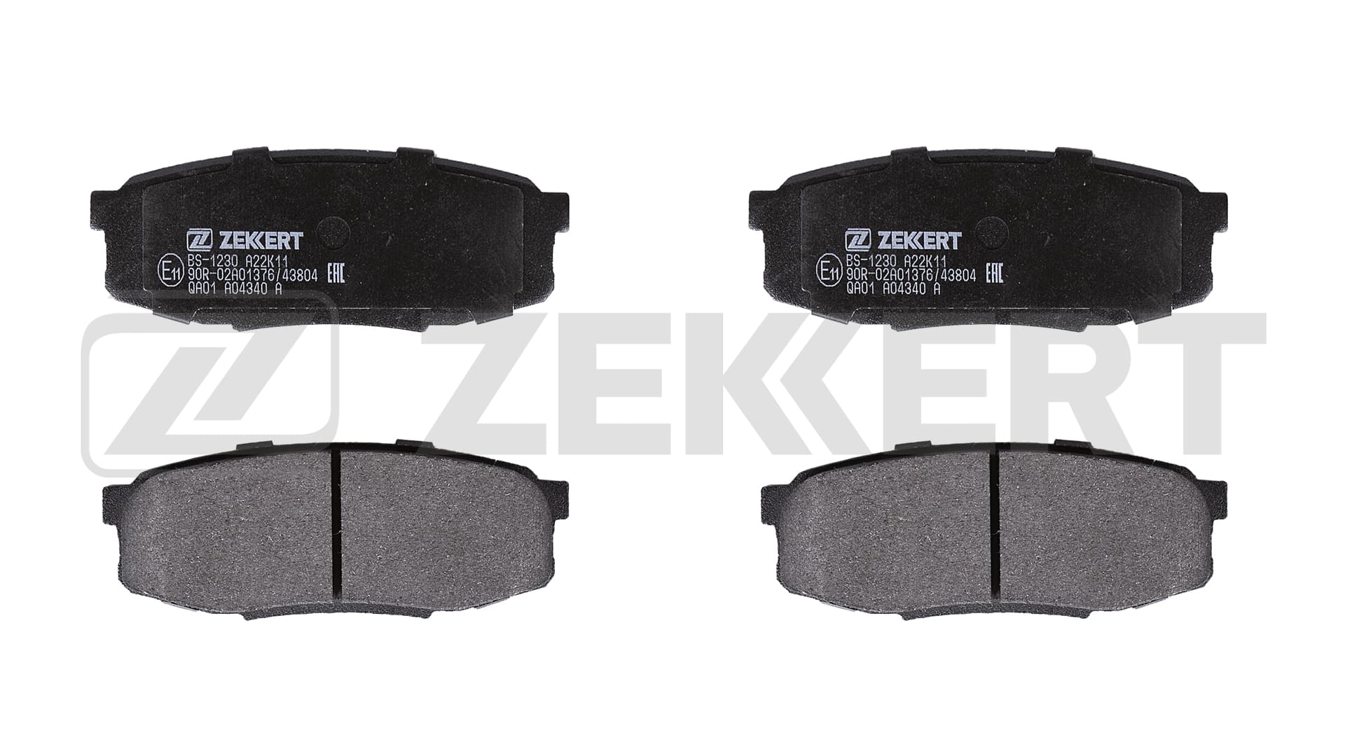 ZEKKERT BS-1230 - Тормозные колодки 