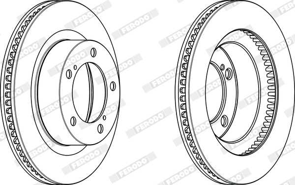 FERODO DDF1798C-1 - Тормозной диск PREMIER