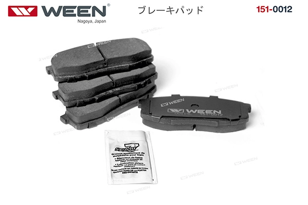 WEEN 151-0012 - Тормозные колодки 