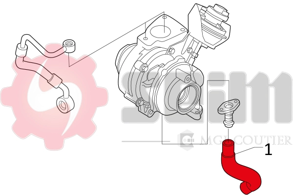SEIM 981138 - Патрубок турбины