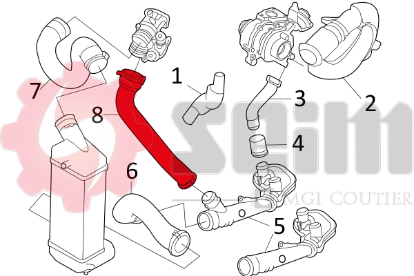 SEIM 981139 - Патрубок турбины