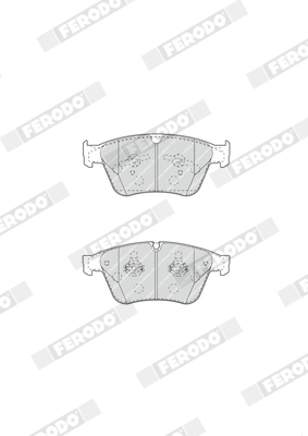 FERODO FDB4346 - Комплект тормозных колодок, дисковый тормоз PREMIER ECO FRICTION