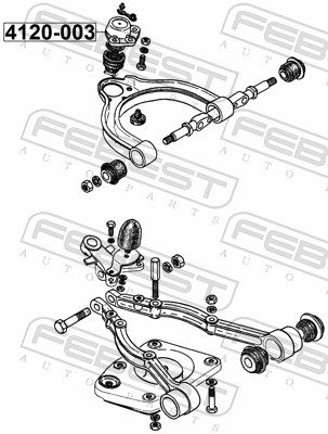 FEBEST 4120-003 - Шаровая опора