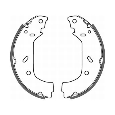 ABE C0P015ABE - Барабанные колодки