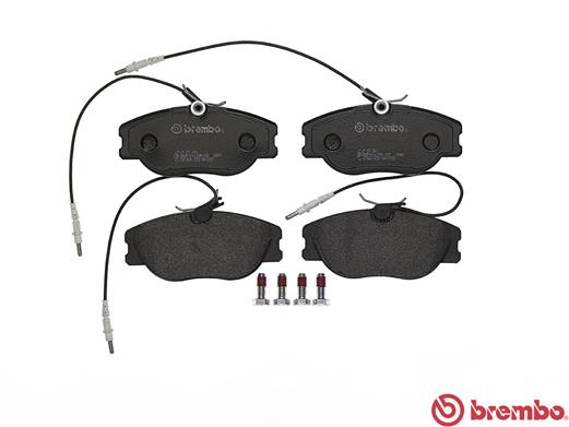 BREMBO P 23 061 - Комплект тормозных колодок, дисковый тормоз PRIME LINE