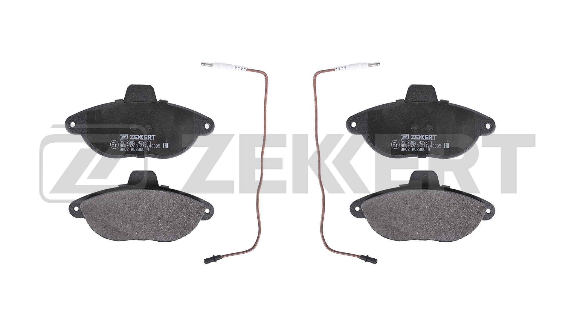 ZEKKERT BS-2882 - Тормозные колодки 