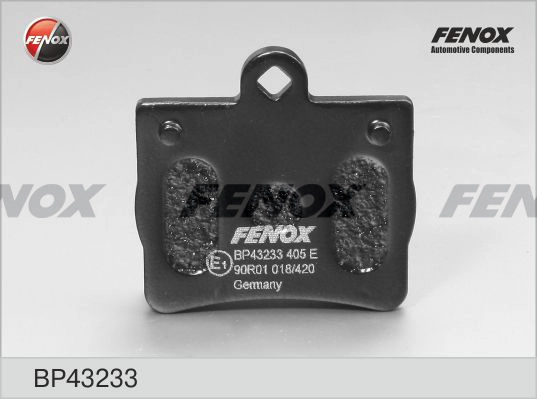 FENOX BP43233 - Тормозные колодки 