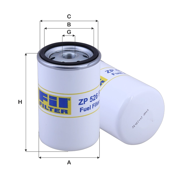 FIL FILTER ZP 526 F - Топливный фильтр
