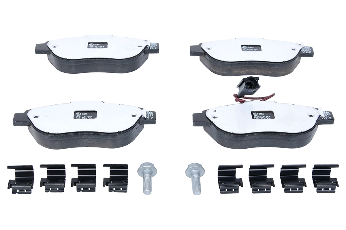 ATE 13.0470-3827.2 - Комплект тормозных колодок, дисковый тормоз ATE Ceramic