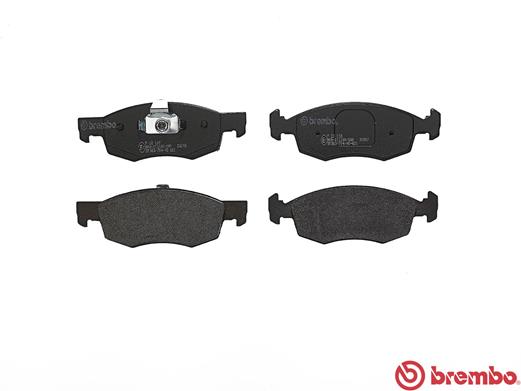 BREMBO P 23 118 - Комплект тормозных колодок, дисковый тормоз PRIME LINE