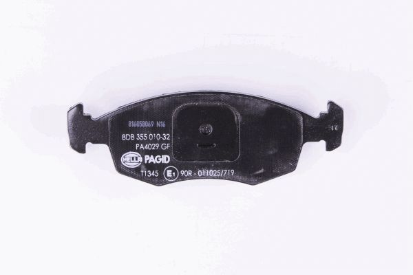 HELLA 8DB 355 010-321 - Тормозные колодки 