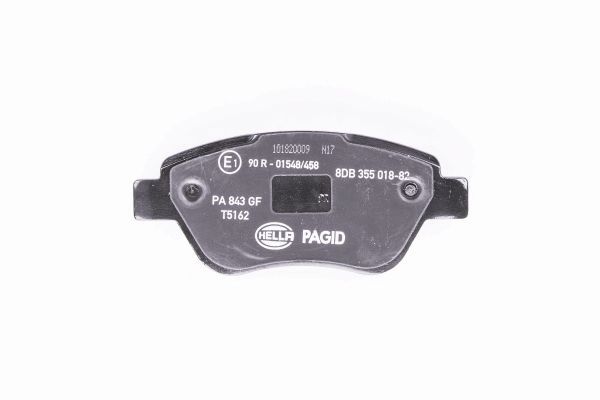 HELLA 8DB 355 018-821 - Тормозные колодки 