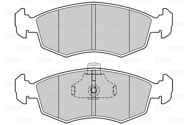 VALEO 302023 - Комплект тормозных колодок, дисковый тормоз FIRST