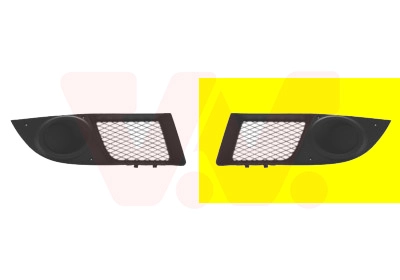 VAN WEZEL 1637591 - Решетка вентилятора, буфер ** Equipart **