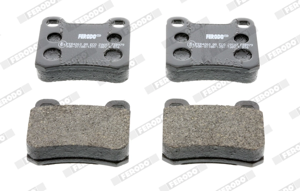 FERODO FDB979 - Комплект тормозных колодок, дисковый тормоз PREMIER ECO FRICTION