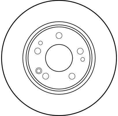 TRW DF1581 - Тормозные диски