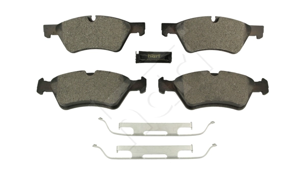 HART 256 500 - Комплект тормозных колодок, дисковый тормоз PREMIUM LINE