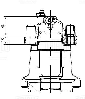 TRIALLI CF 052269 - Тормозной суппорт