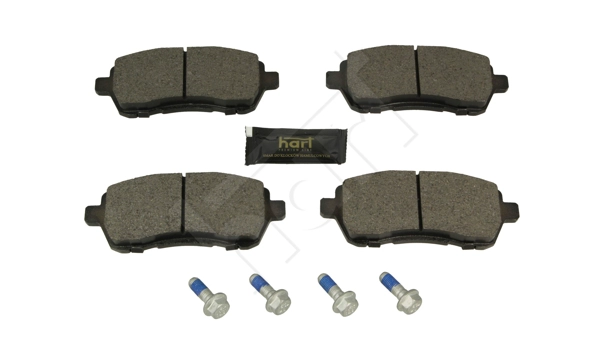 HART 260 743 - Комплект тормозных колодок, дисковый тормоз PREMIUM LINE