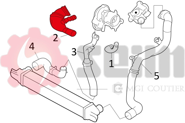 SEIM 981170 - Патрубок турбины