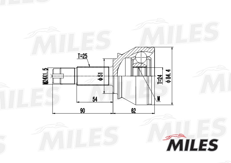 MILES GA20092 - ШРУС