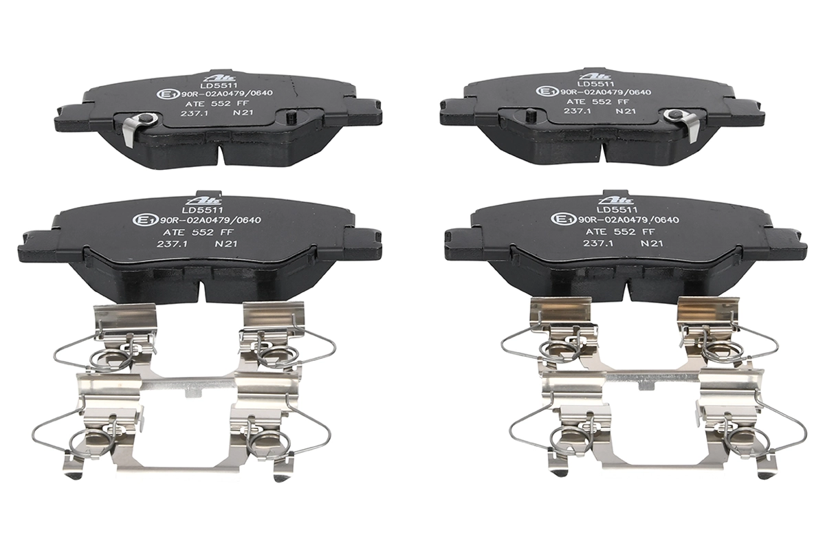 ATE 13.0470-5511.2 - Комплект тормозных колодок, дисковый тормоз ATE Ceramic