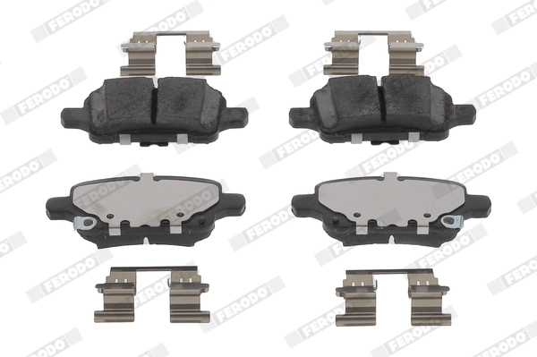 FERODO FDB5193 - Комплект тормозных колодок, дисковый тормоз PREMIER ECO FRICTION