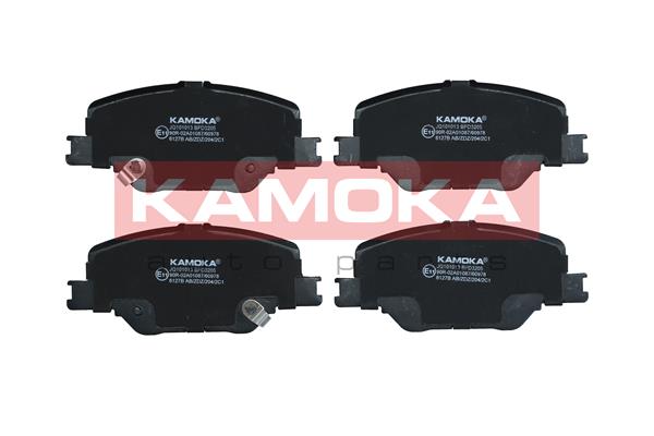 KAMOKA JQ101013 - Комплект тормозных колодок, дисковый тормоз KAMOKA