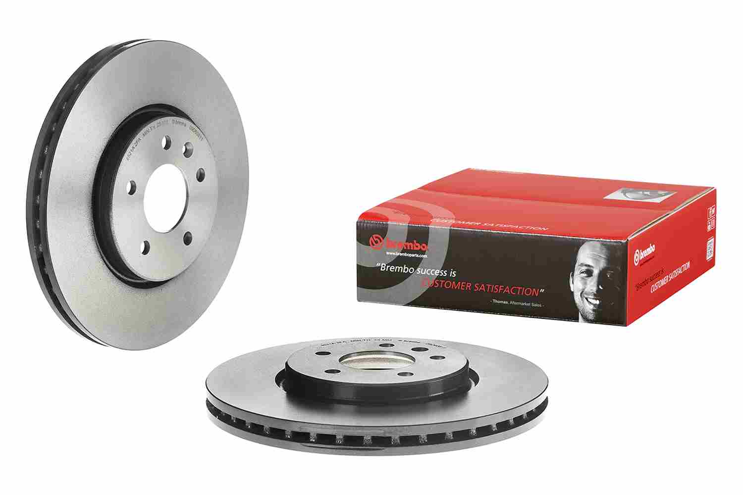 BREMBO 09.D608.11 - Тормозной диск PRIME LINE - UV Coated